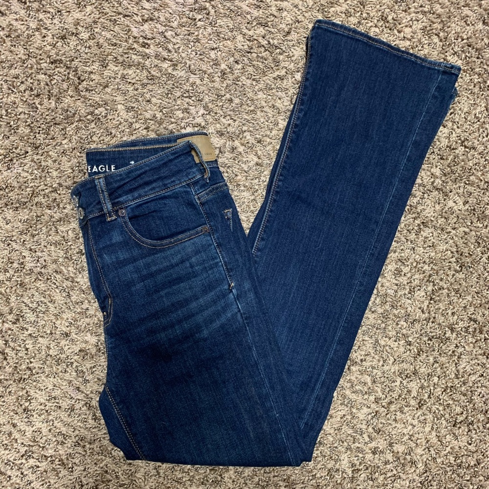 American Eagle High Rise Artist Flare Jeans